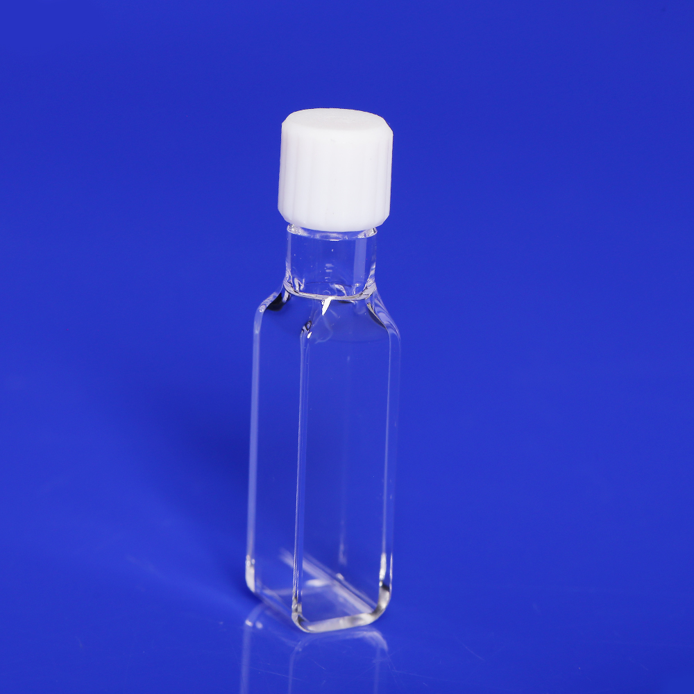 UV Quartz Cuvette For Spectroscopy With Cover